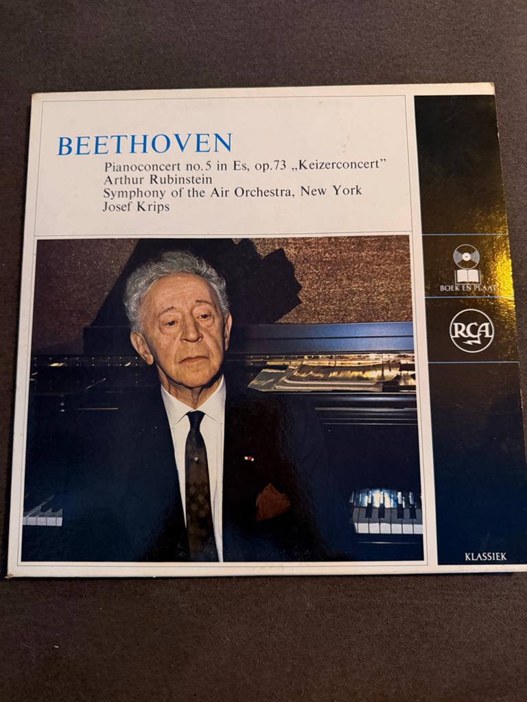 Beethoven Pianoconcert 5 "Keizerconcert" - Rubinstein, Ophalen, Romantiek, Gebruikt, Orkest of Ballet