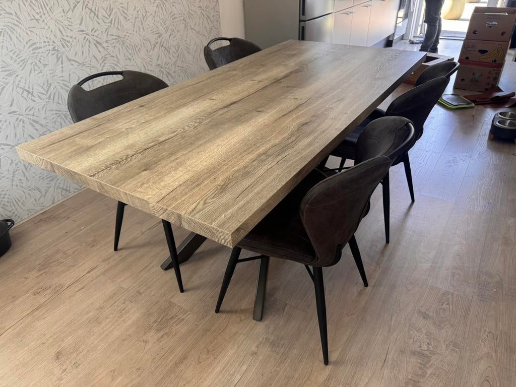 Meubelset eettafel/stoel/bank/salontafel/tvmeubel en kastje, Ophalen