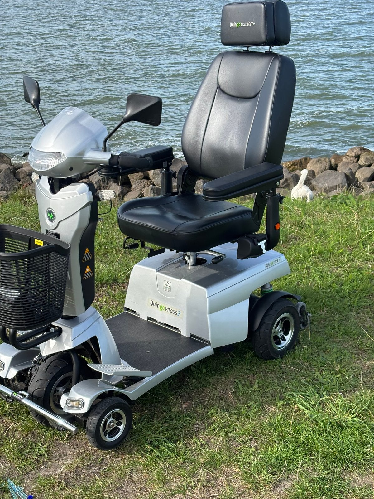 In nieuwstaat verkerende Scootmobiel Quingo nieuwprijs €6000, Diversen, Quingo, Ophalen of Verzenden, 46 km of meer, 11 t/m 15 km/u
