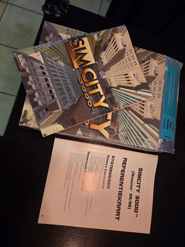 Simcity 3000 maxis big box, 1 speler, Ophalen of Verzenden, Zo goed als nieuw, Vanaf 3 jaar