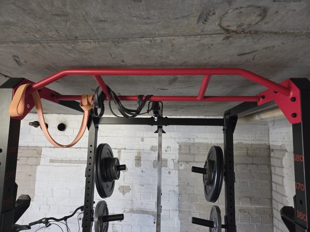 Power/Squat Rack inc olympic barbell en gewichten, Ophalen, Benen, Gebruikt, Krachtstation