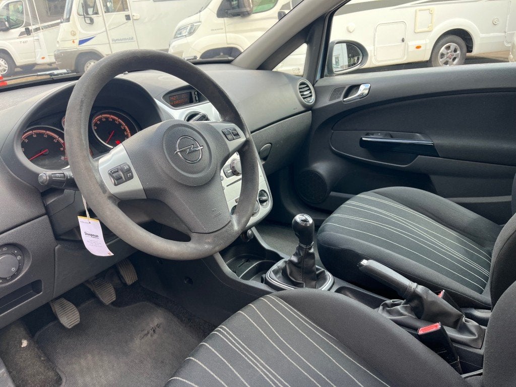 Opel CORSA 1.4 16V Edition Airco Cruise PDC, Gebruikt, Blauw, Bedrijf, Handgeschakeld