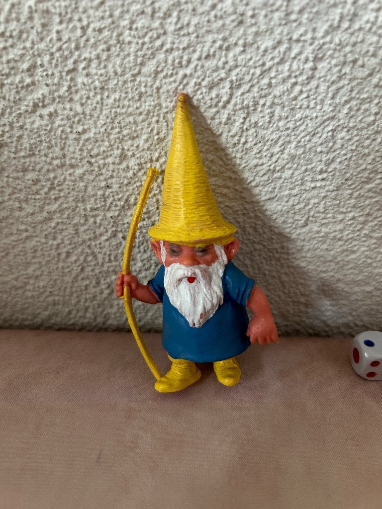 Vintage David de Kabouter Aziatische kabouter PVC figuur, Gebruikt, BRB Internacional / Star Toys, CL Enric Granados 118, 08008 Barcelona, Spanje