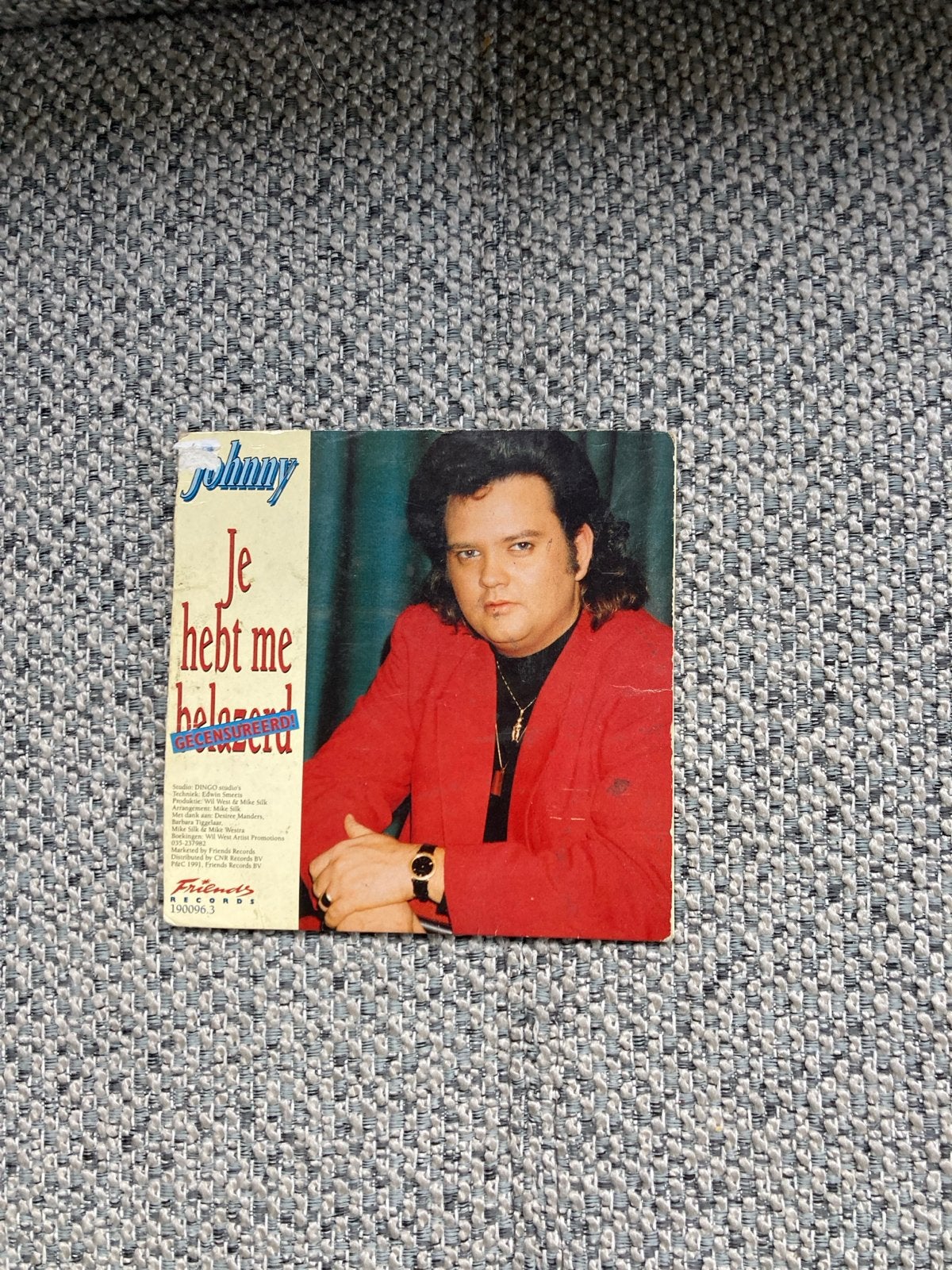 Johnny - Je Hebt Me Belazerd (Single), Cd's en Dvd's, Ophalen of Verzenden, Gebruikt, Schlager