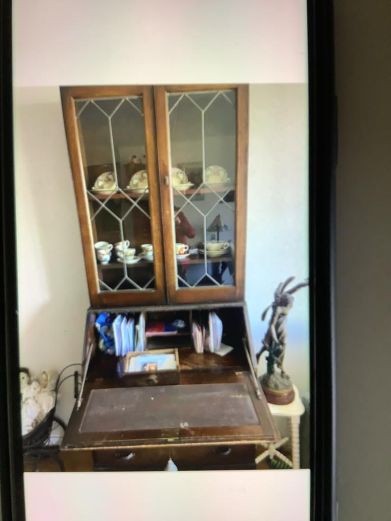 GRATIS Antiek secretaire met vitrinekast - Klassiek meubel, Ophalen