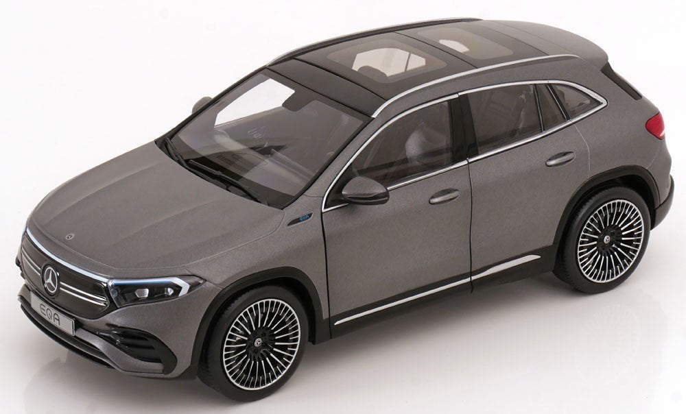 Mercedes Benz EQA H243 2021 Mat Grijs Metallic NZG 1:18, Hobby en Vrije tijd, Ophalen of Verzenden, Nieuw, Auto, Overige merken