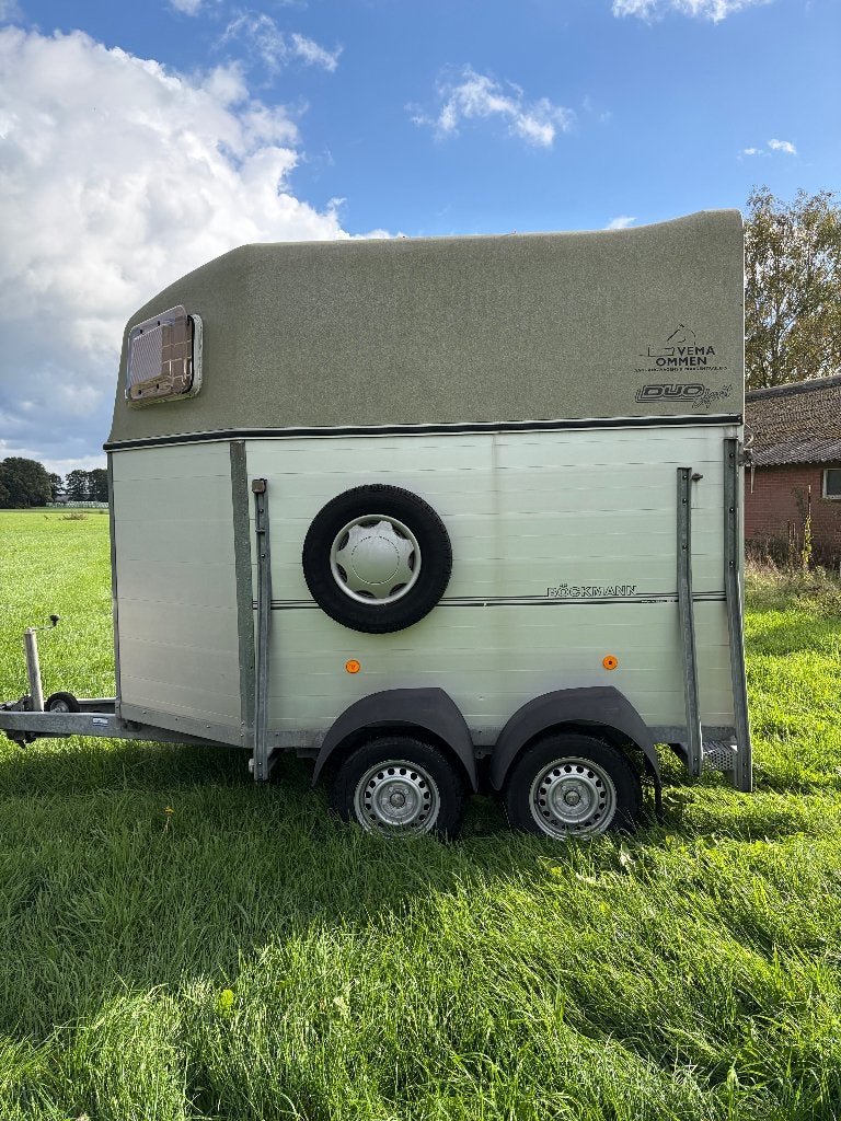 Böckmann paardentrailer, Ophalen, Gebruikt, Aluminium, 2-paards trailer