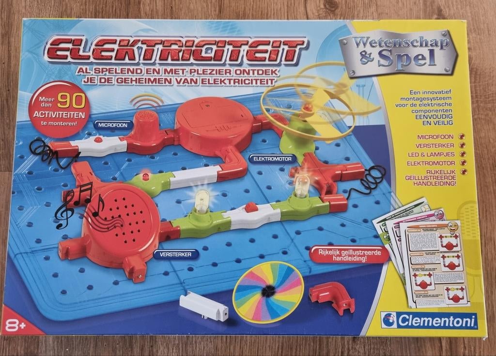 Clementoni Wetenschap & Spel: Elektriciteit (8-12 jaar), Ophalen, Zo goed als nieuw, Bouwen