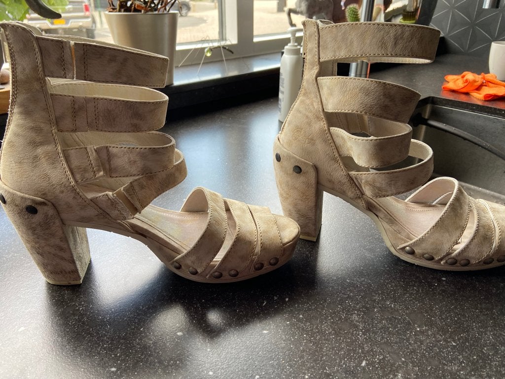 Zo goed als niet gebruikte Eject zomerschoenen maat 39, Beige, Nieuw, Sandalen of Muiltjes, Ophalen of Verzenden