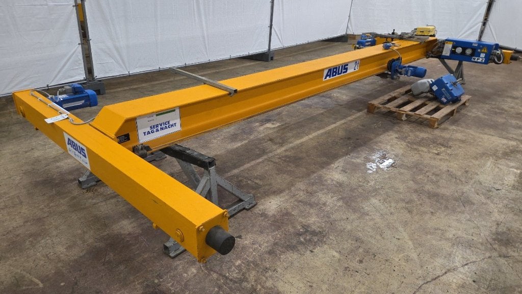 Abus 2.000 KG x 5300 mm 2000 bovenloopkraan, Ophalen, Gebruikt, Elektrisch