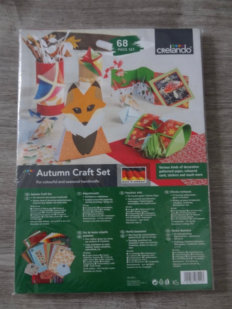 Knutselpapier knutselset decoratieve vellen karton, herfst, Ophalen of Verzenden, Nieuw, Papier of Karton, Knutselmateriaal