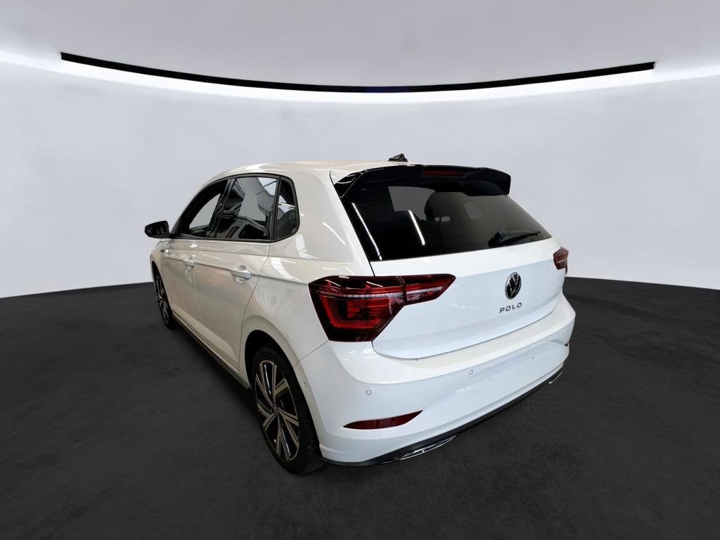 Volkswagen Polo R-Line 1.0 TSI 115Pk Pano ACC IQ Light Navi, Auto's, Automaat, Gebruikt, Zwart, Zwart