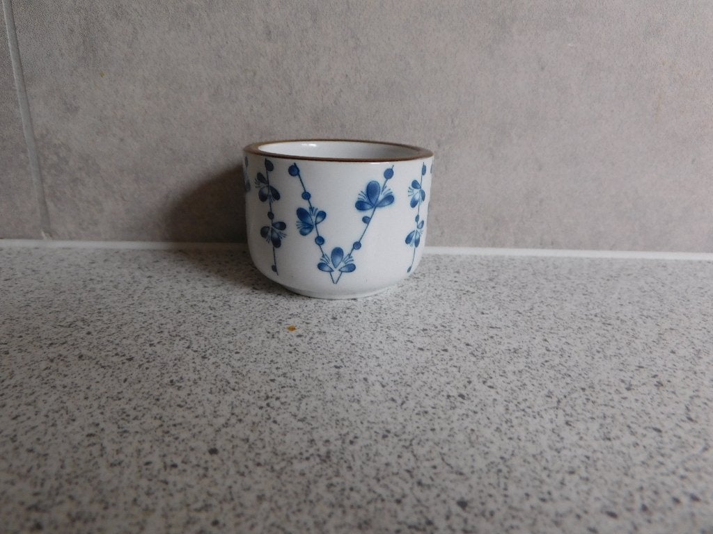 Kaarsenhouder B Floral Blauw Riverdale Collection, Overige materialen, Blauw, Ophalen of Verzenden, Zo goed als nieuw