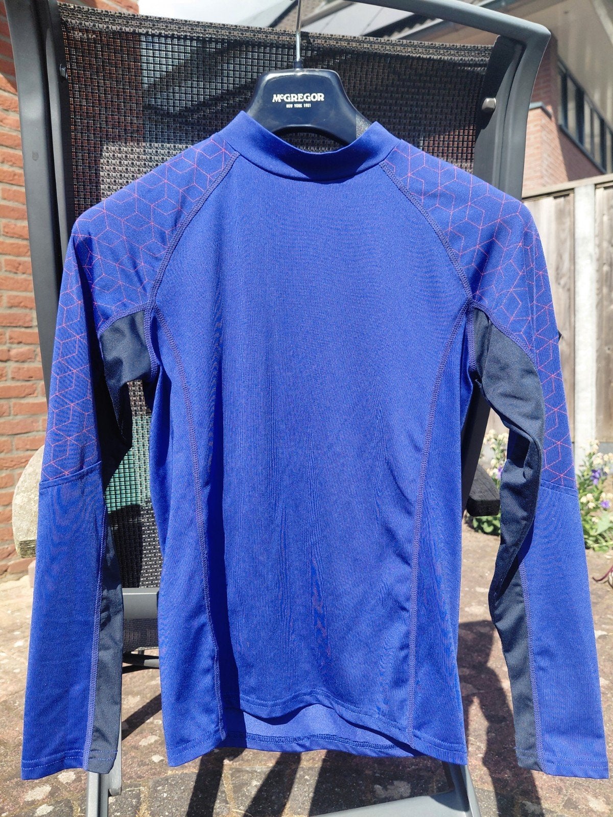 Kobaltblauw Q-cross shirt maat 152, Dieren en Toebehoren, Paardrijkleding, Blauw, Kinderen, Ophalen of Verzenden, Zo goed als nieuw