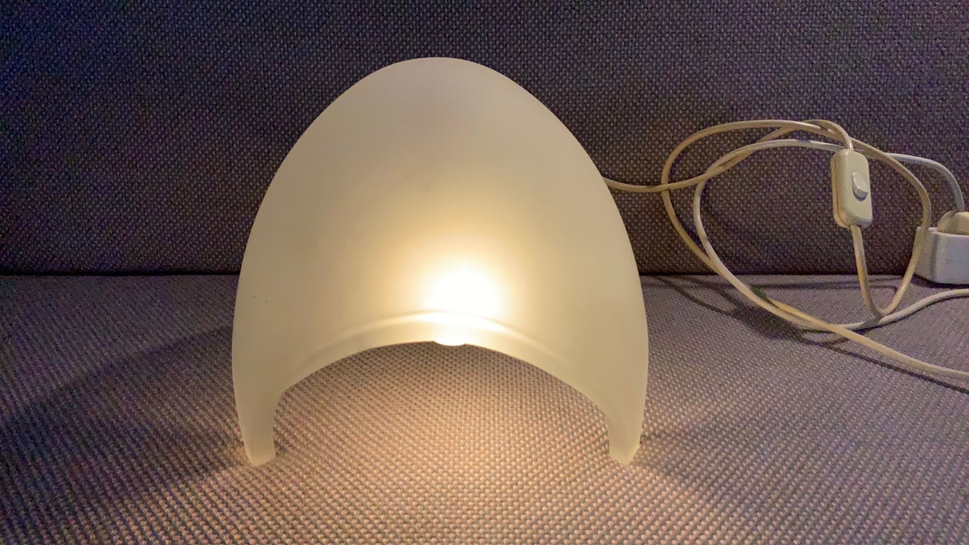 Martinelli Luce Coque Tafellamp - Vintage Design, Ophalen, Gebruikt, Overige merken, Wit