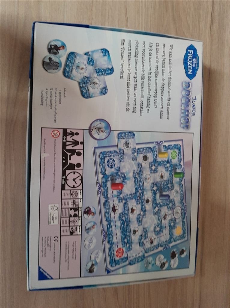 Junior doolhof disney frozen - s1559, Verzenden, Zo goed als nieuw