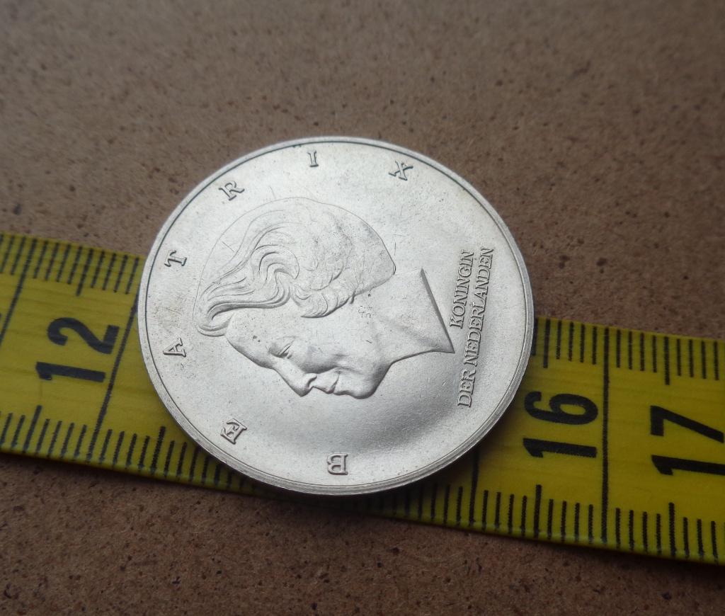zilveren 10 gulden munt 1997 Marshall plan [105], Postzegels en Munten, Munten | Nederland, Verzenden, Koningin Beatrix, Zilver