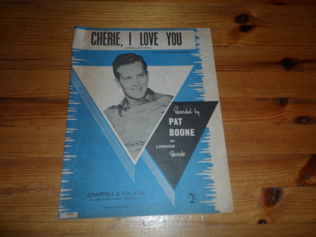 Cherie i love you - lilian rosedale goodman, Gebruikt, Gitaar, Ophalen of Verzenden, Artiest of Componist