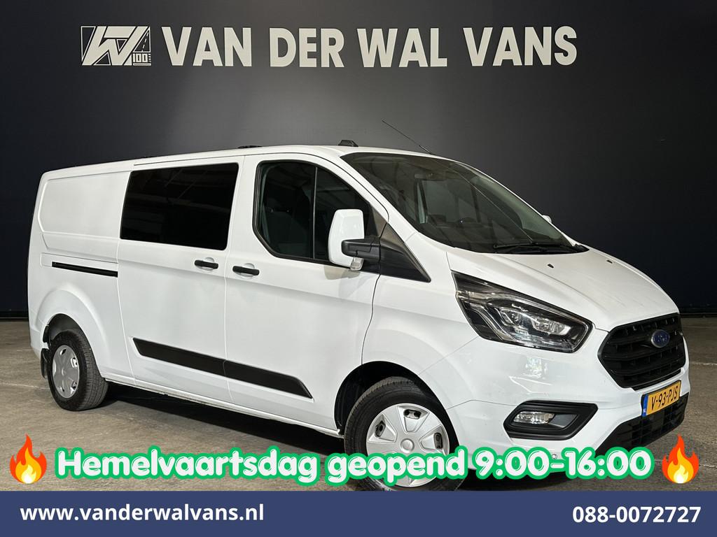 Ford Transit Custom 2.0 TDCI 131pk L2H1 Dubbele Cabine Euro6, Auto's, Voorwielaandrijving, Gebruikt, 4 cilinders, 2800 kg