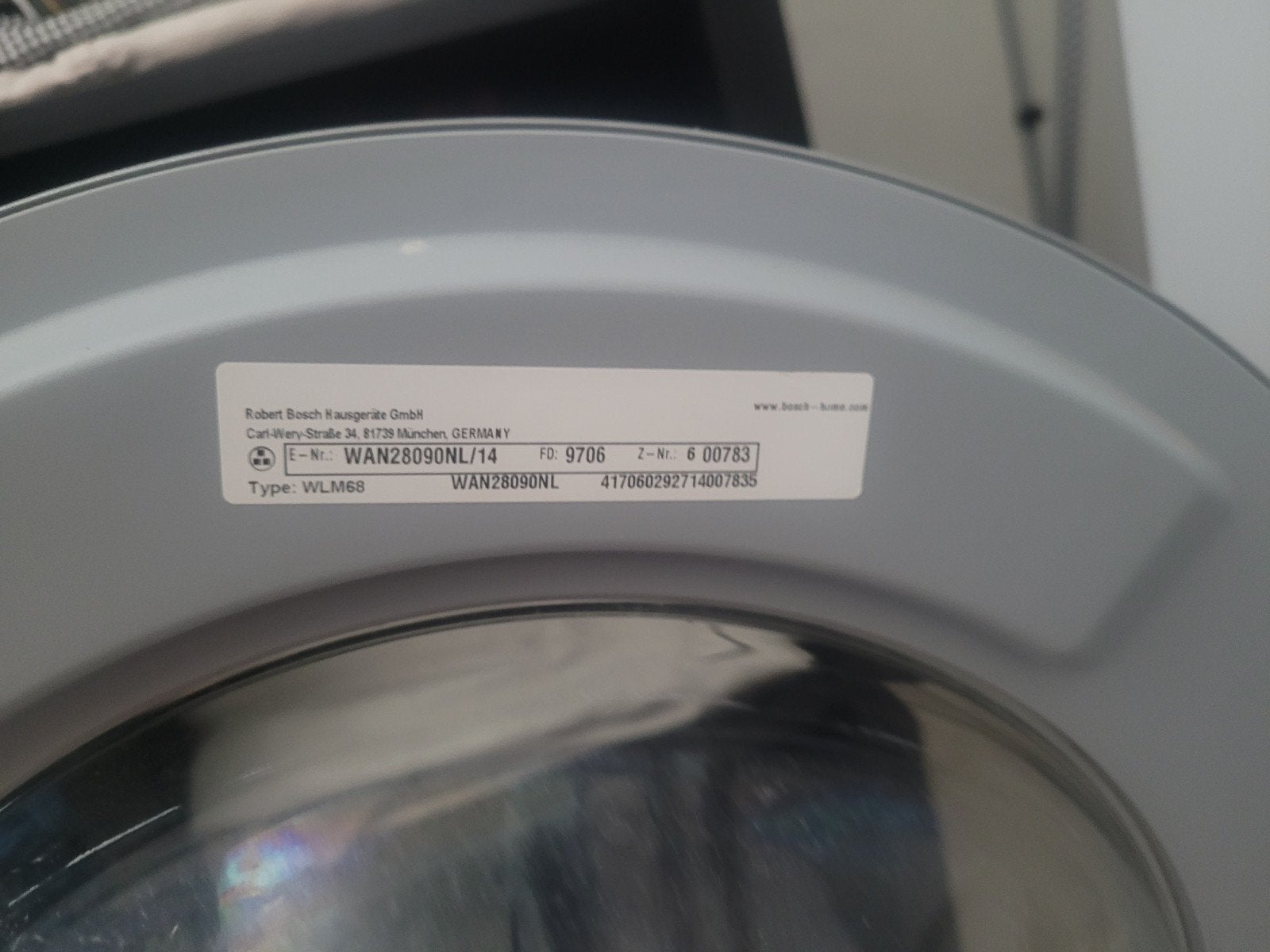 Bosch wasmachine WLM68 WAN28090NL/14