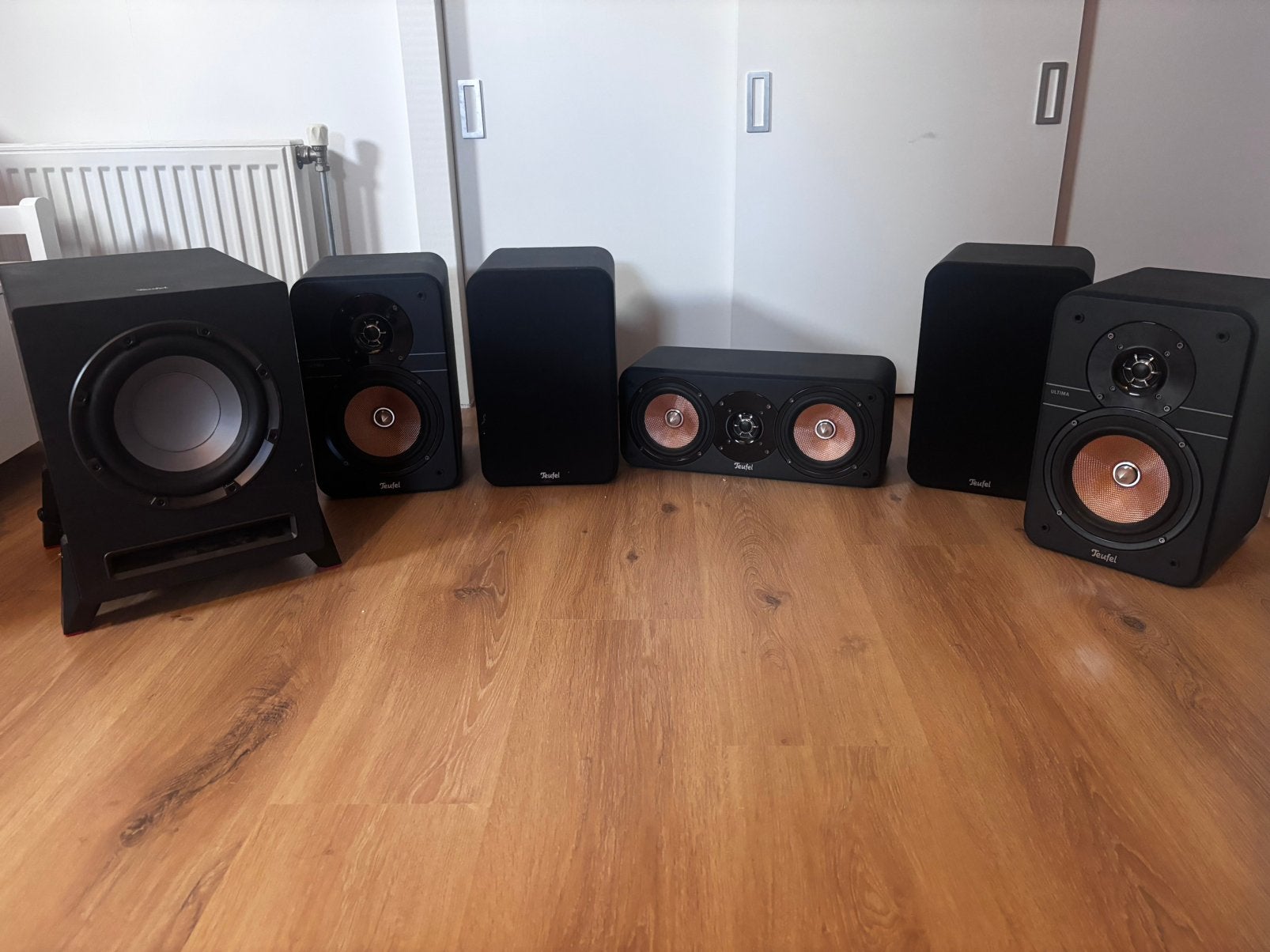 5.1 home cinema systeem Teufel ultima 20, Ophalen, 120 watt of meer, Front, Rear of Stereo speakers, Overige merken