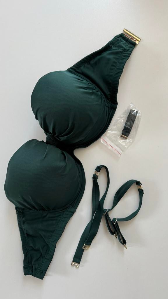 Donkergroene bikini beachlife , cup 38F, Kleding | Dames, Badmode en Zwemkleding, Zo goed als nieuw, Bikini, Groen, Ophalen of Verzenden