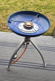 cadac skottelbraai met nieuwe skotteltop en in doos, Ophalen, Zo goed als nieuw, Cadac
