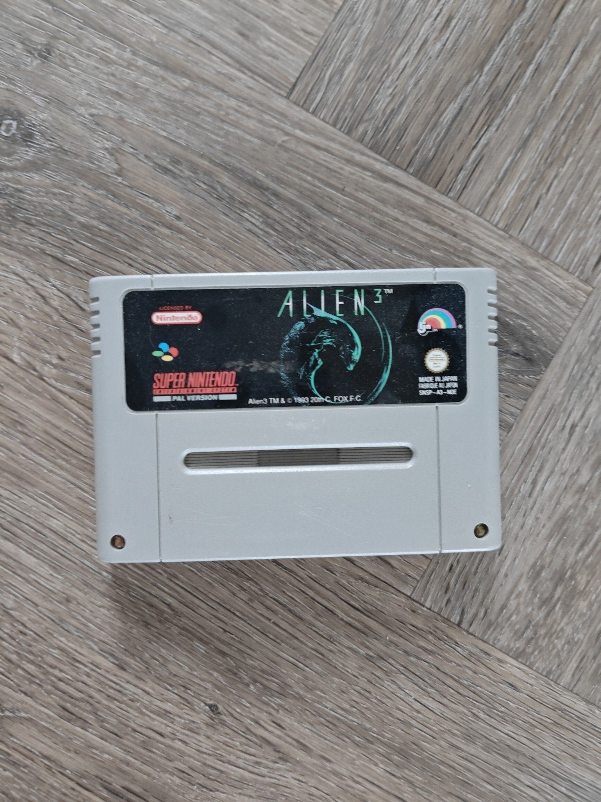 Alien 3 Super Nintendo SNES Game, Spelcomputers en Games, Gebruikt, 1 speler, Onbekend, Ophalen of Verzenden