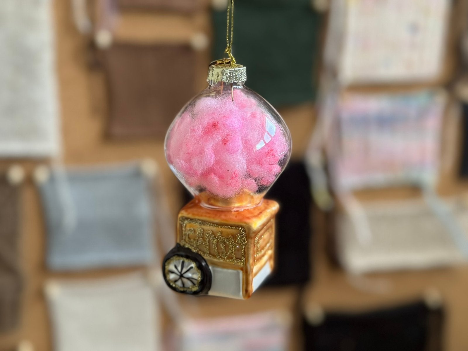 Xenos suikerspin machine kersthanger ornament, Ophalen, Zo goed als nieuw