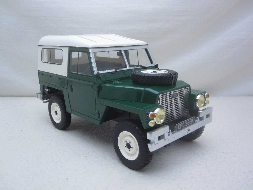 Land Rover Series 3 Lightweight 1973 Groen 1:18 Bos Models, Ophalen of Verzenden, Nieuw, Auto, Overige merken
