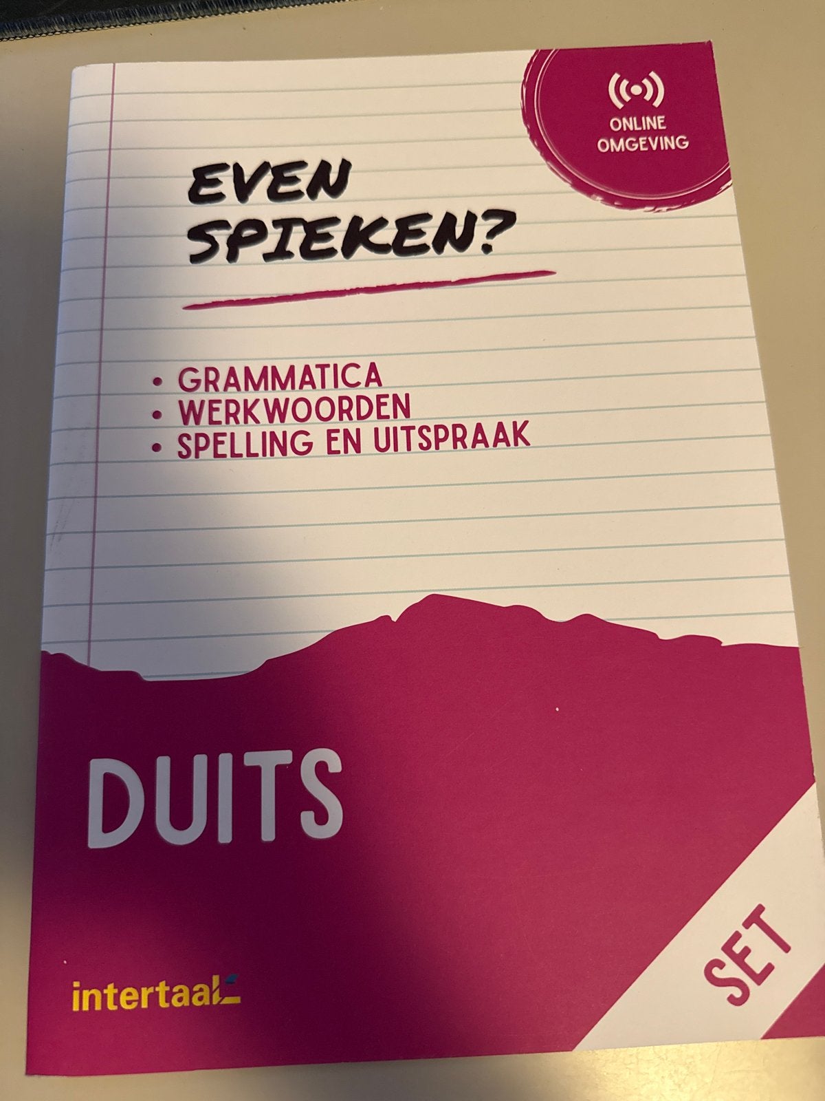 Even Spieken? Duits - Grammatica, Werkwoorden, Spelling, Boeken, Ophalen of Verzenden, Zo goed als nieuw, Non-fictie
