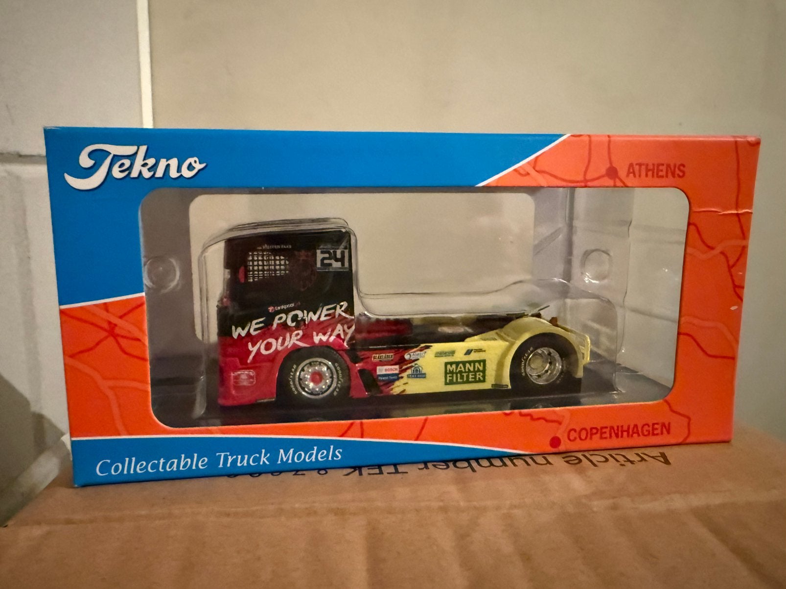 Tekno Scania Race uitv Tankpool, Ophalen of Verzenden, Nieuw, Bus of Vrachtwagen, Tekno