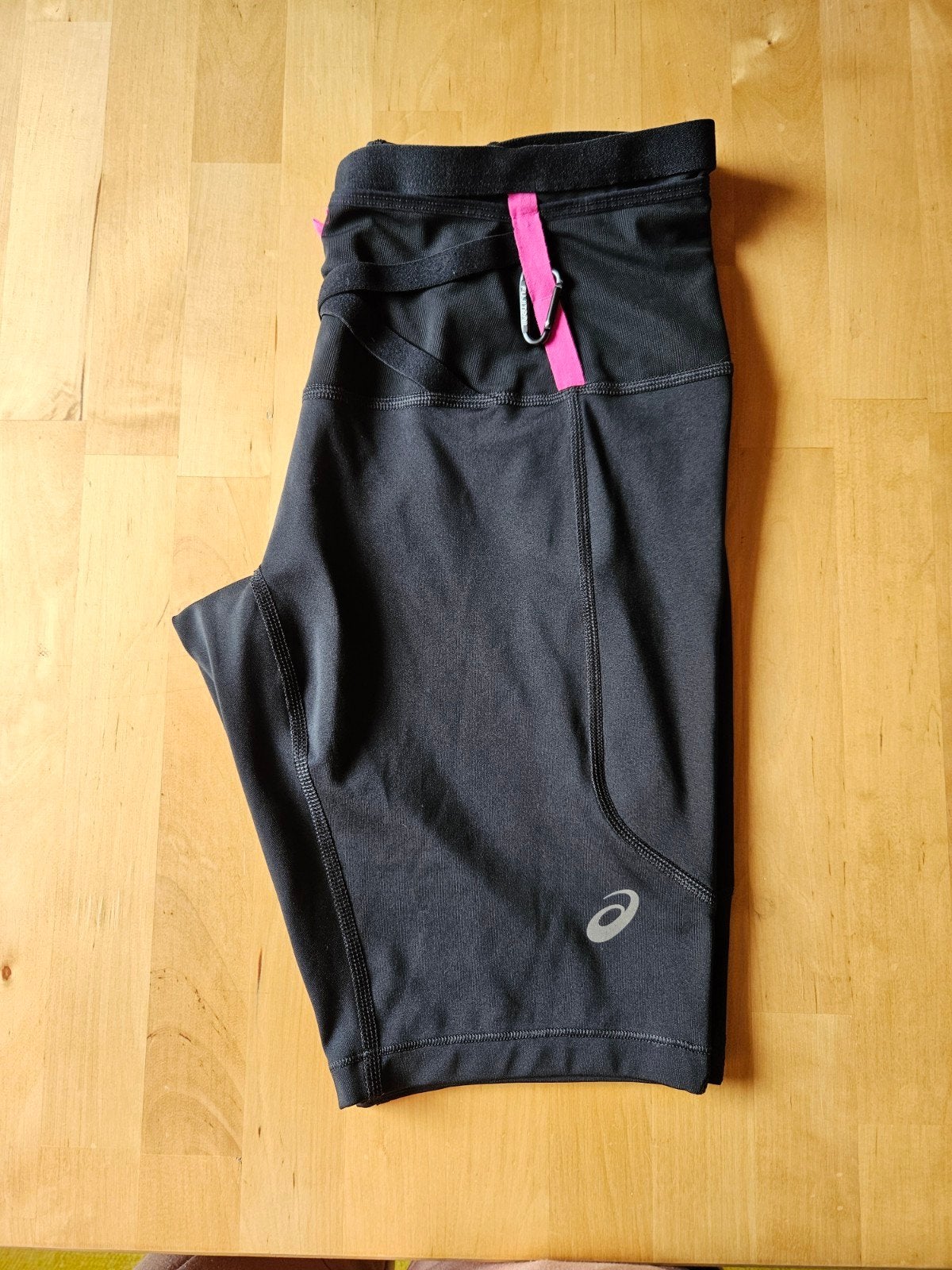 Asics (trailrun) hardloop broek halve pijp - maat M, Maat 38/40 (M), Zwart, Ophalen of Verzenden, Zo goed als nieuw