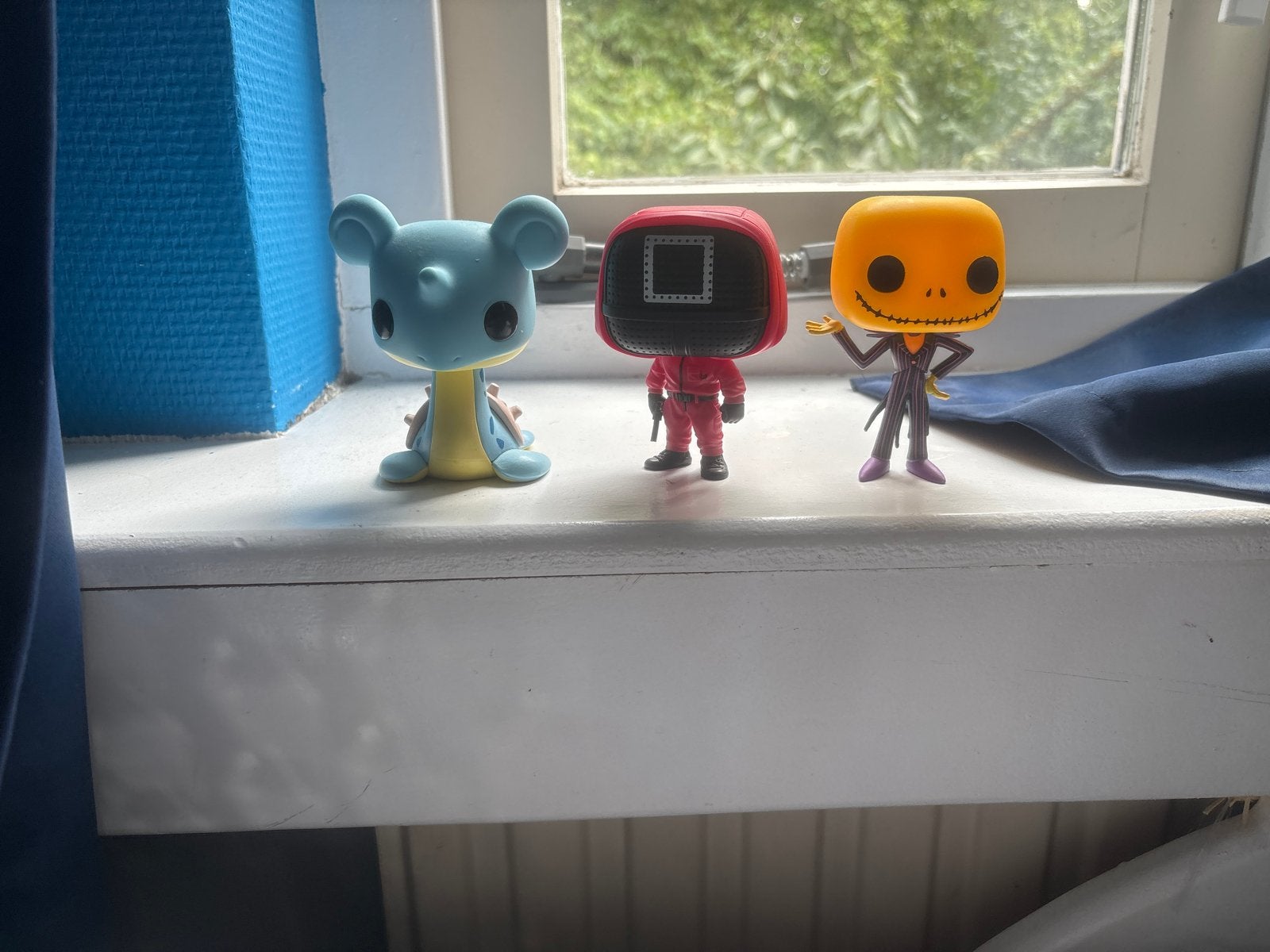 3 Funko Pops: Pokémon, Squid Game, Nightmare Before Christma, Ophalen of Verzenden, Gebruikt