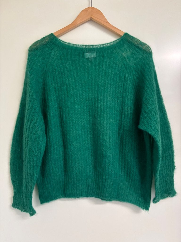 Max Mara trui groen wolmix maat S/M, Ophalen of Verzenden, Nieuw, Maat 38/40 (M), Groen