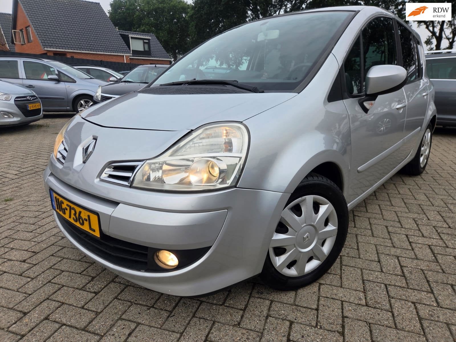 Renault Grand Modus 1.2 TCE Expression 2008. Airco/Mistlampe, Auto's, Voorwielaandrijving, Gebruikt, Zwart, 4 cilinders