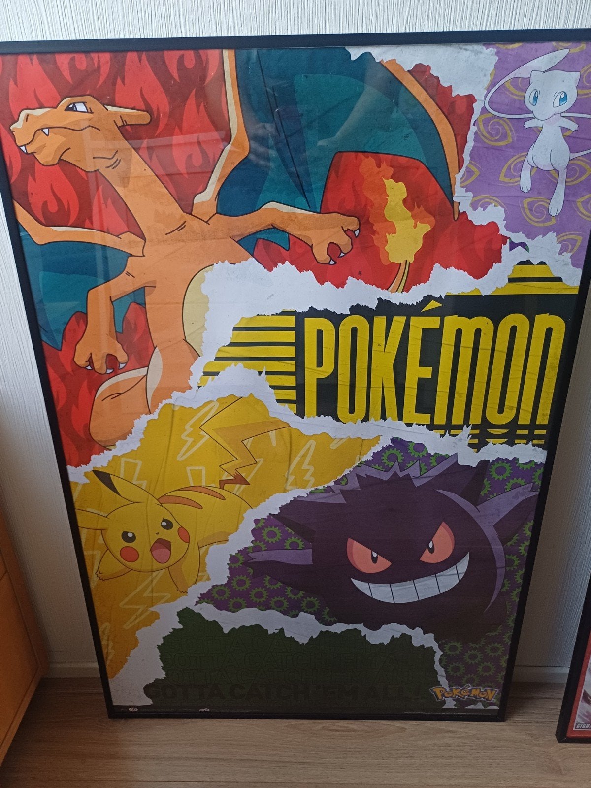leuke mooie pokemon posters inclusief lijst, Kinderen en Baby's, Ophalen, Zo goed als nieuw, Wanddecoratie