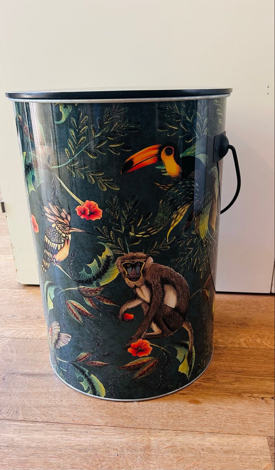 Jungle opbergbak / blik, Ophalen, Meerkleurig, Overige stijlen, Zo goed als nieuw