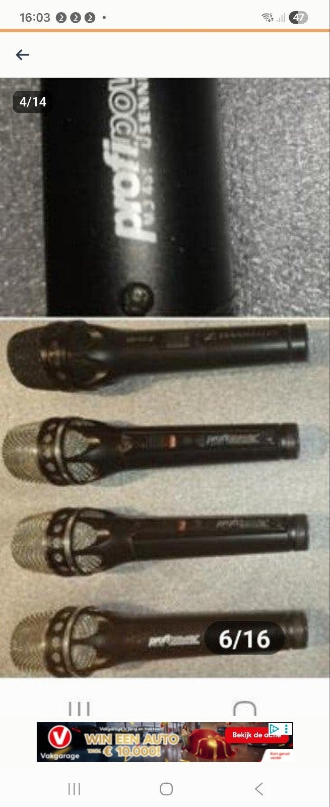 Sennheiser  md microfoons, Muziek en Instrumenten, Ophalen, Zo goed als nieuw, Overige typen