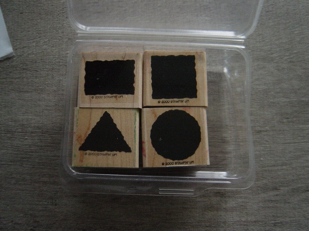stampin up houten stempels, Ophalen of Verzenden, Zo goed als nieuw, Houten stempel