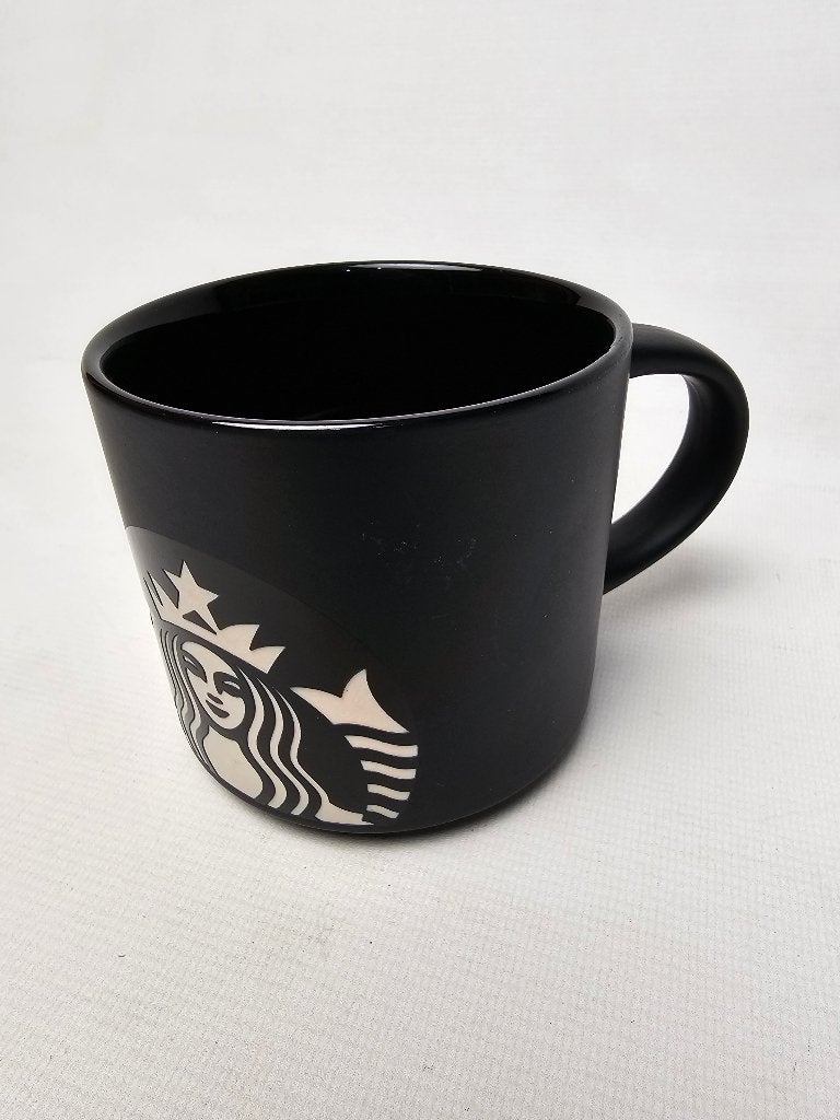 # Starbucks Zwarte Koffie mok - 414 ml 14 fl oz, Gebruikt, Overige stijlen, Aardewerk, Mok
