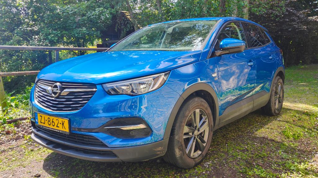 Opel Grandland X 1.2 Turbo 130pk S&S 2019 Blauw motor schade, Voorwielaandrijving, Euro 6, 1199 cc, Origineel Nederlands