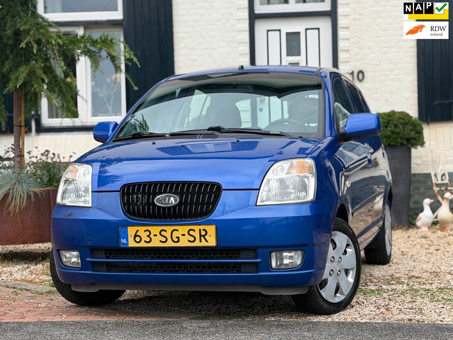 Kia Picanto 1.0 EX|Airco|Elek-ramen|, Auto's, Voorwielaandrijving, 31 €/maand, 4 cilinders, 61 pk