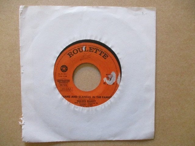 s1951 shawn elliott - shame and scandal in the family, Ophalen, Gebruikt, 7 inch, Overige genres