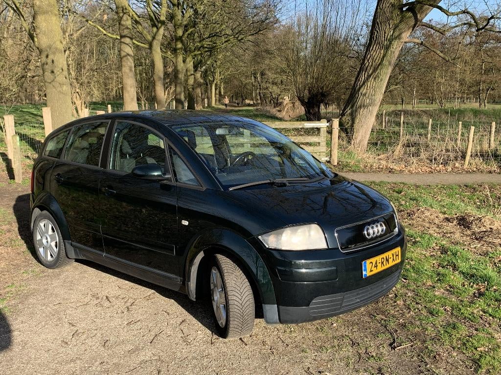 Audi A2 1.4 55KW 2005 Groen, Auto's, Audi, 31 €/maand, 4 cilinders, 4 stoelen, Origineel Nederlands