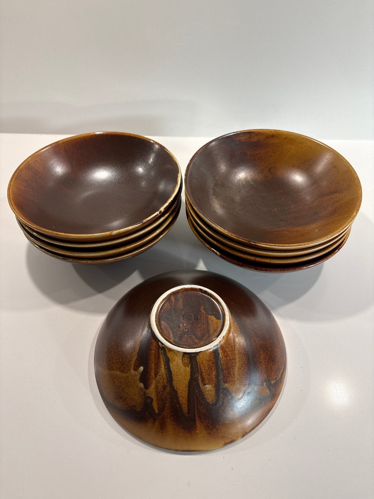 Escura F2D - 9 stuks, Huis en Inrichting, Keuken | Servies, Ophalen of Verzenden, Aardewerk, Overige stijlen, Schaal of Schalen