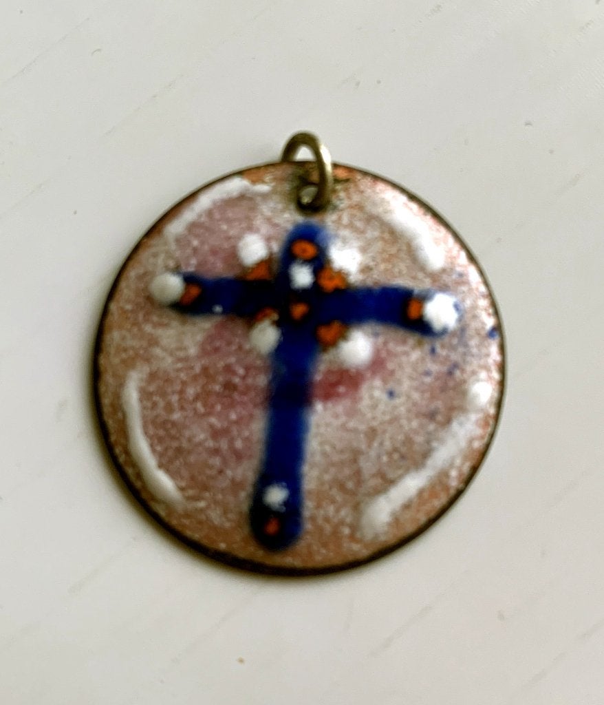 Hanger met afbeelding van een kruis, Ophalen, Nieuw, Kruis of Symbool, Zilver