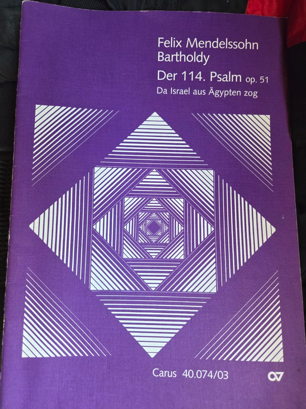 Felix Mendelssohn Bartholdy - Der 114. Psalm op. 51, Muziek en Instrumenten, Klassiek, Ophalen of Verzenden, Zo goed als nieuw