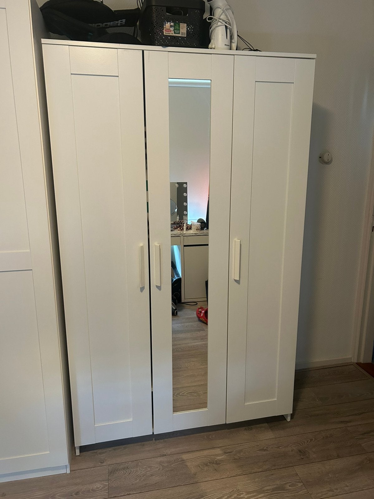 Ikea brimnes kledingkast wit, Huis en Inrichting, Ophalen, 100 tot 150 cm, Zo goed als nieuw, 150 tot 200 cm