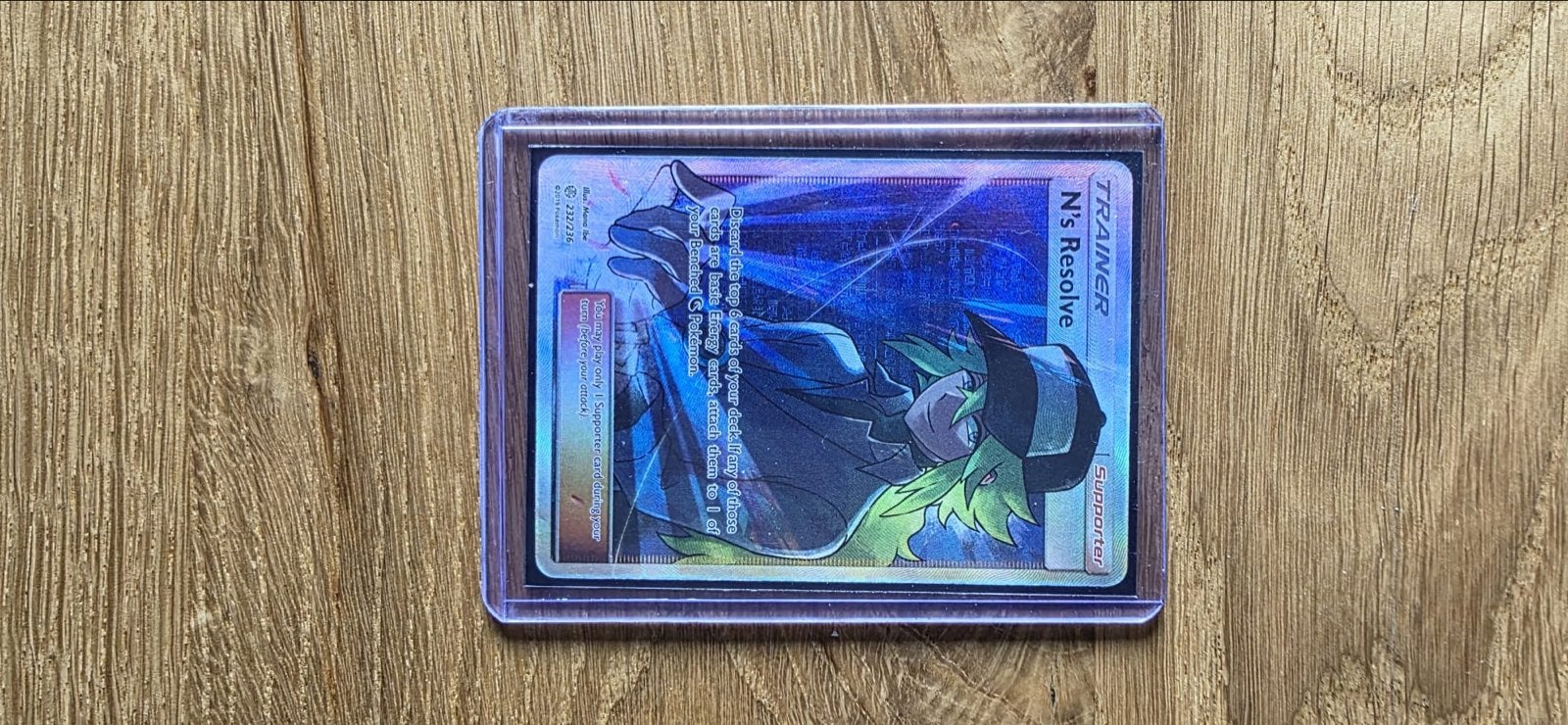 N's Resolve Full Art Trainer Kaart, Hobby en Vrije tijd, Verzamelkaartspellen | Pokémon, Ophalen of Verzenden, Zo goed als nieuw